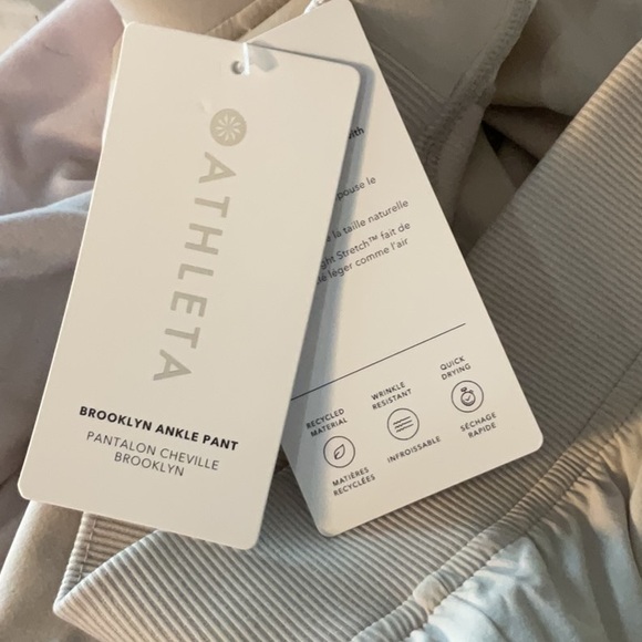 NWT Athleta Brooklyn Ankle pant in Abalone size 12 - Picture 5 of 7